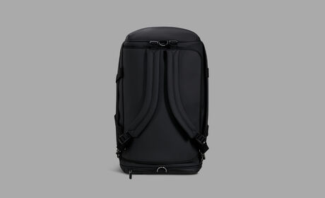 Convertible into backpack