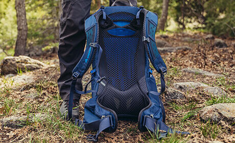 Körpernaher, flexibler Hüftgurt