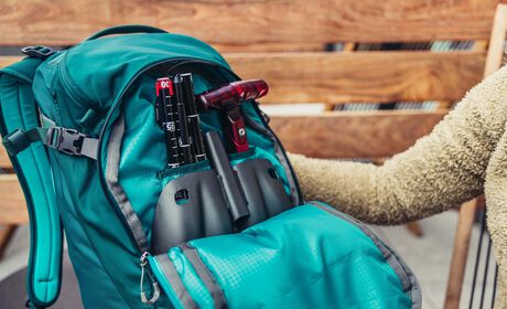 Frontfach für Lawinenausrüstung