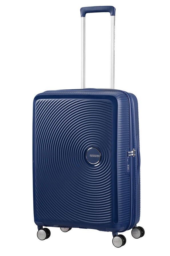 American Tourister Soundbox Spinner Expandable 67cm Midnight Navy American Tourister Soundbox Spinner Expandable 67cm Midnight Navy