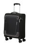 American Tourister Pulsonic Spinner Expandable 55cm  Asphalt Black