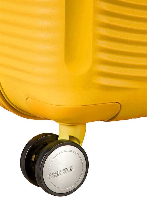 American Tourister Soundbox Spinner 77  Golden Yellow American Tourister Soundbox Spinner 77  Golden Yellow