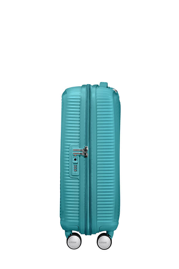 American Tourister Soundbox Spinner Expandable 55cm  Turquoise Tonic American Tourister Soundbox Spinner Expandable 55cm  Turquoise Tonic