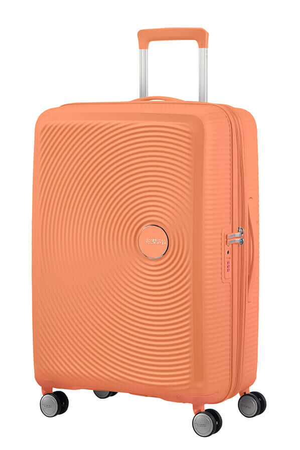 SoundBox Check-in Gr&ouml;&szlig;e M | American Tourister Soundbox Spinner TSA Expandable 67cm  Cantaloupe
