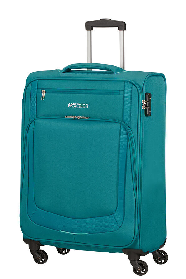 American Tourister Summer Session Spinner TSA 55cm Blue/Light Blue American Tourister Summer Session Spinner TSA 55cm Blue/Light Blue