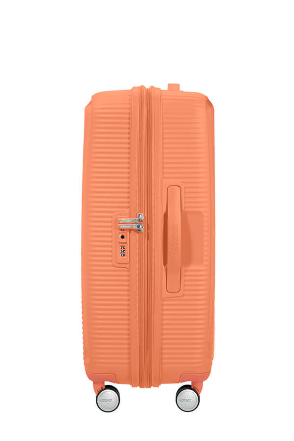SoundBox Check-in Gr&ouml;&szlig;e M | American Tourister Soundbox Spinner TSA Expandable 67cm  Cantaloupe