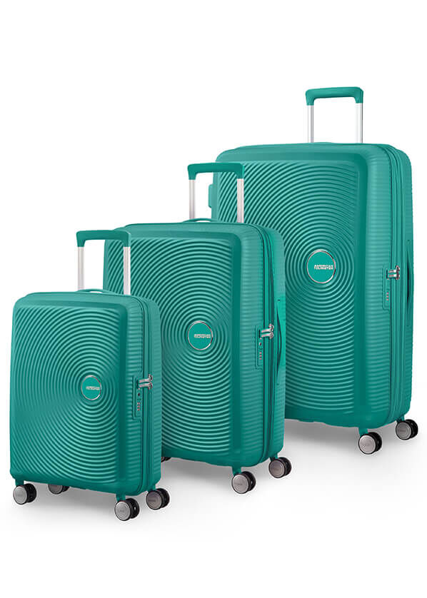 American Tourister Soundbox 3 PC Set A  Forest Green American Tourister Soundbox 3 PC Set A  Forest Green