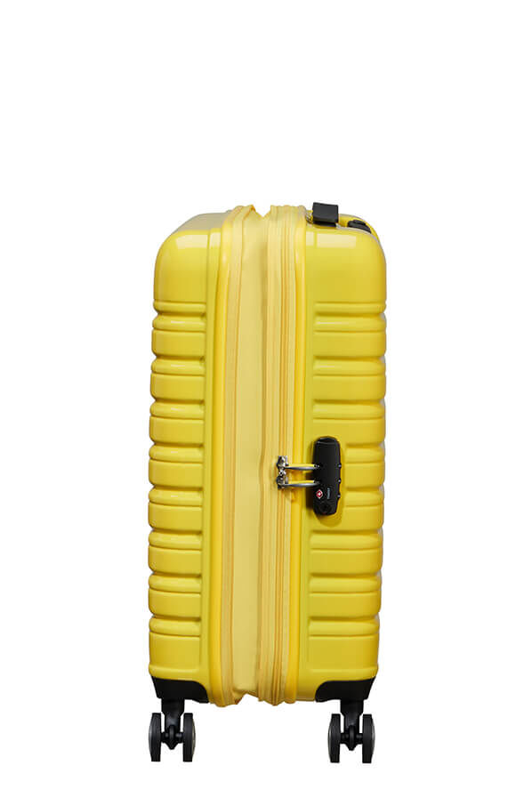 American Tourister Flashline Pop Spinner Exp TSA 55cm  Lemon Yellow American Tourister Flashline Pop Spinner Exp TSA 55cm  Lemon Yellow