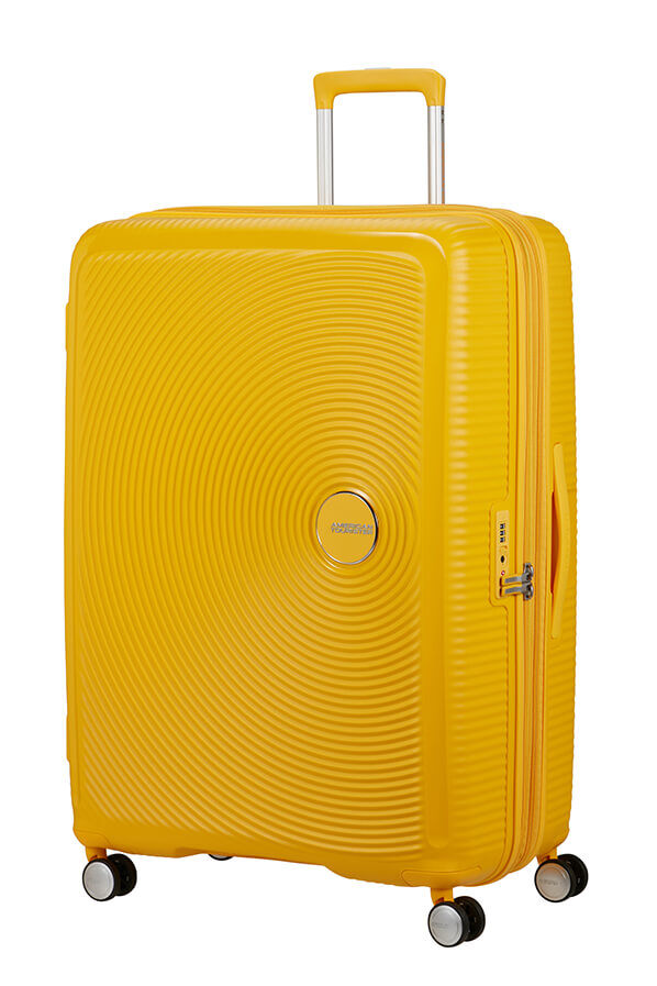 American Tourister SoundBox Spinner TSA Expandable 80cm  Golden Yellow