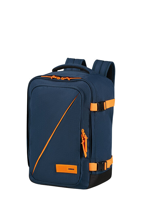 American Tourister Take2cabin Casual Backpack S  Dark Navy/Radiant Orange