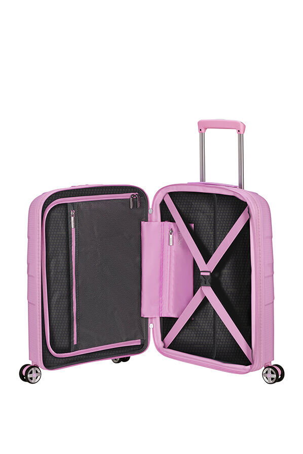 American Tourister StarVibe Spinner Expandable TSA 55cm  Metallic Pastel Lavender American Tourister StarVibe Spinner Expandable TSA 55cm  Metallic Pastel Lavender