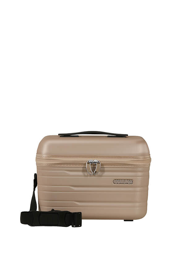 American Tourister Flashline Beauty Case  Ivory gold
