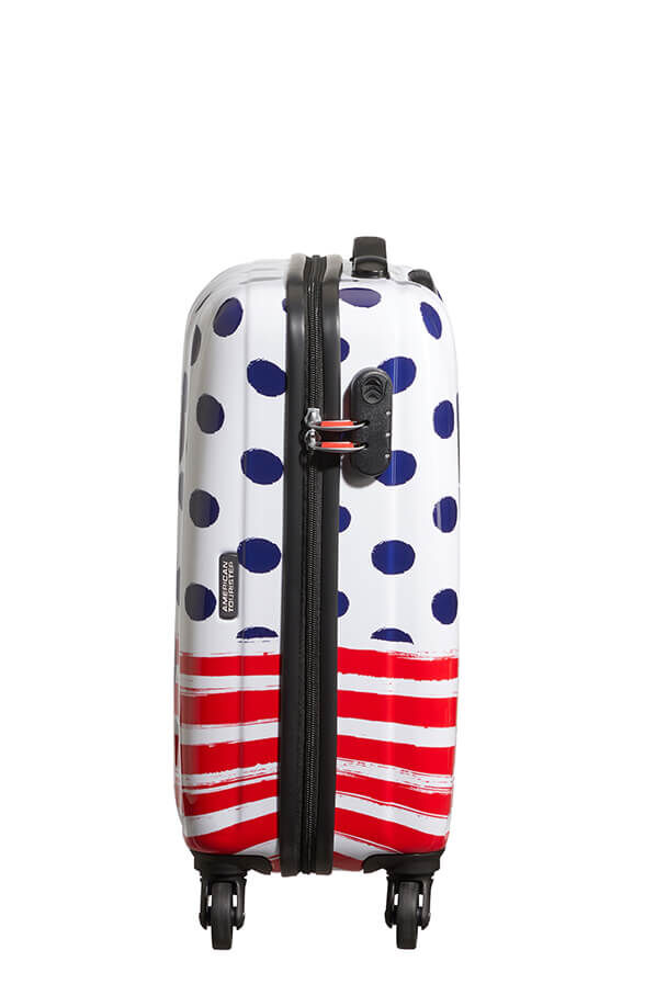 American Tourister Disney Legends Spinner 55cm  Mickey Blue Dots
