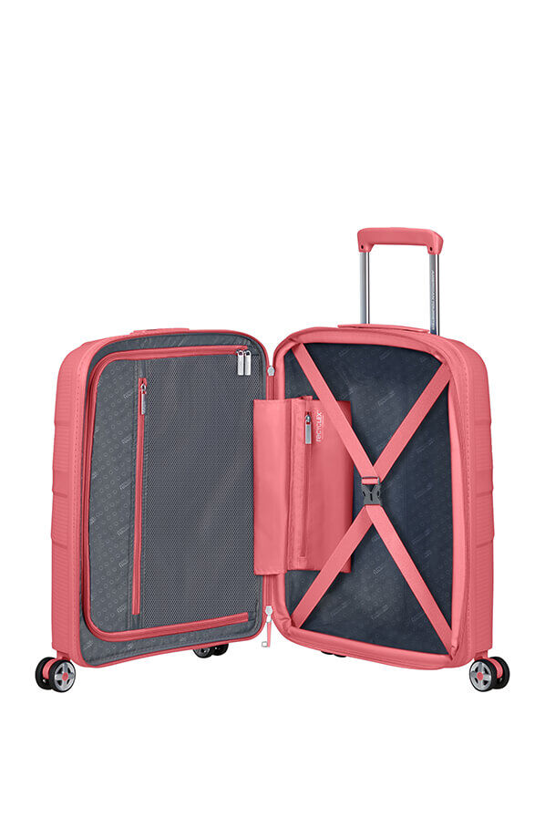American Tourister Starvibe Spinner Expandable TSA 55cm Sun Kissed Coral American Tourister Starvibe Spinner Expandable TSA 55cm Sun Kissed Coral