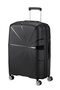American Tourister Starvibe Spinner Expandable TSA 67cm Black American Tourister Starvibe Spinner Expandable TSA 67cm Black