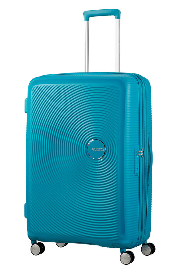 American Tourister Soundbox Spinner erweiterbar 77cm Summer Blue