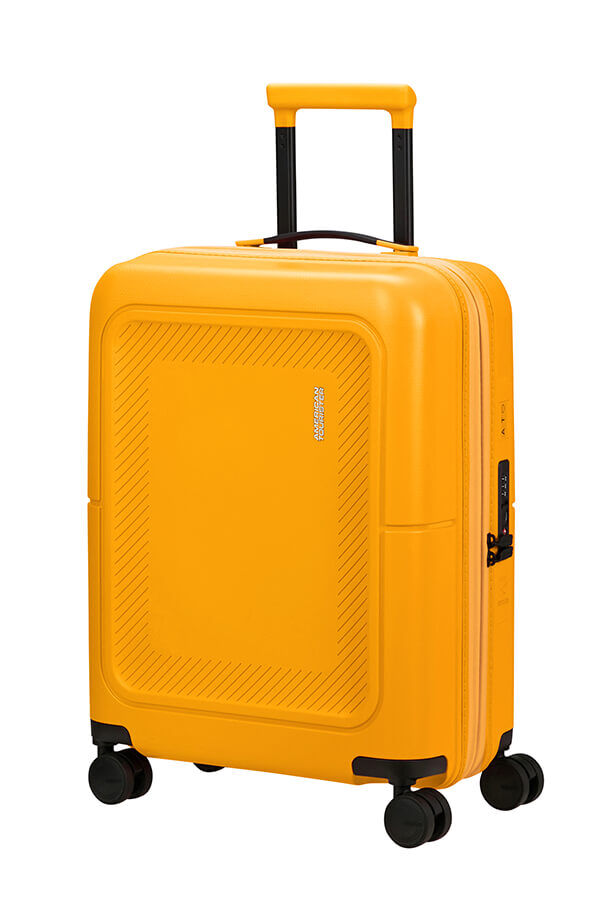 American Tourister DashPop Spinner Expandable TSA 55cm Golden Yellow