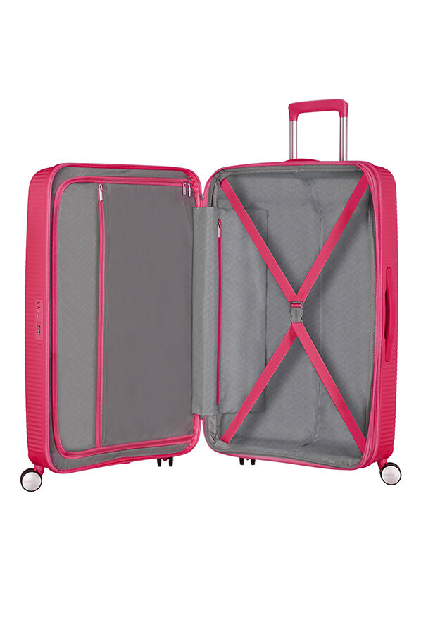 American Tourister Soundbox Spinner erweiterbar 77cm Lightning Pink