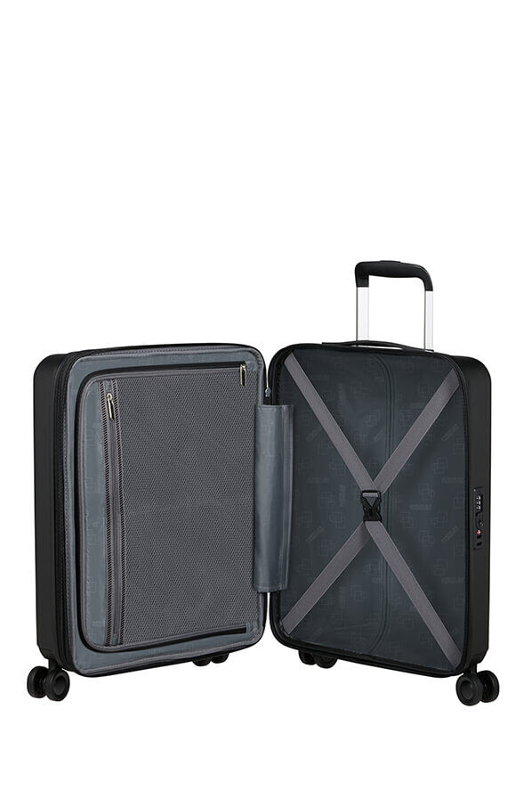 Dynabelt Handgep&auml;ck | American Tourister Dynabelt Spinner EXP TSA 55cm  Volcano Black