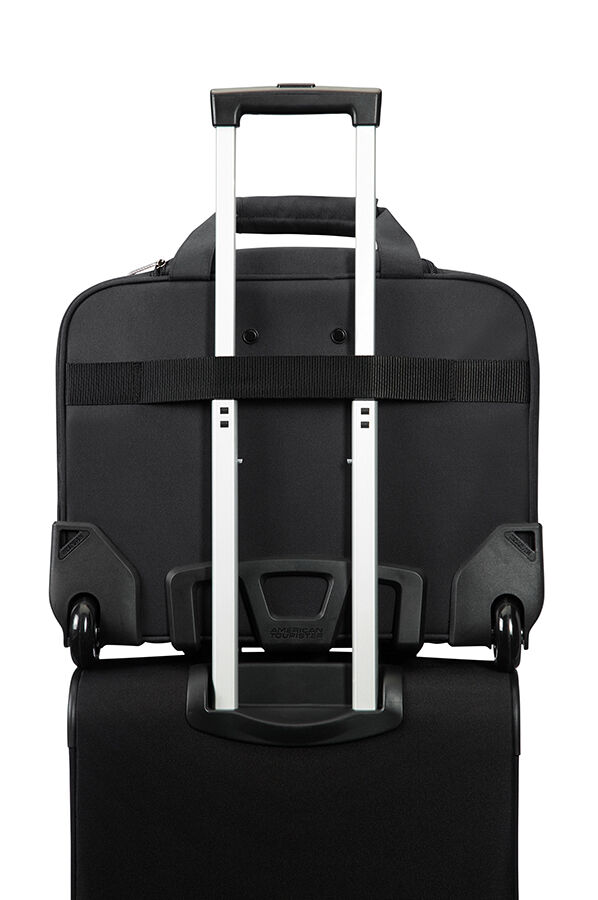 American Tourister At Work Rolling Tote  39.6cm/15.6inch Schwarz