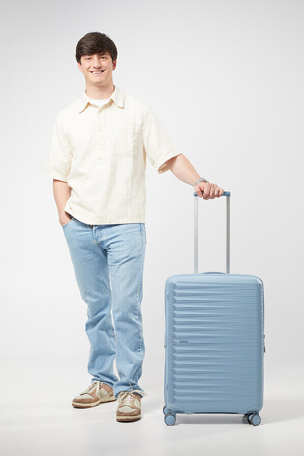 American Tourister Fastforward Spinner 68/25 TSA EXP 68cm  Steel Blue