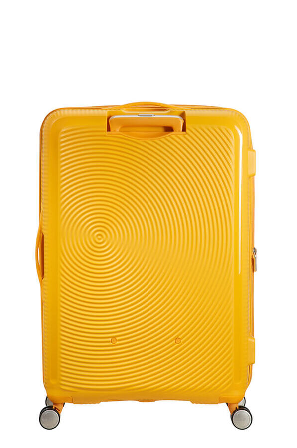 American Tourister Soundbox Spinner 77  Golden Yellow American Tourister Soundbox Spinner 77  Golden Yellow