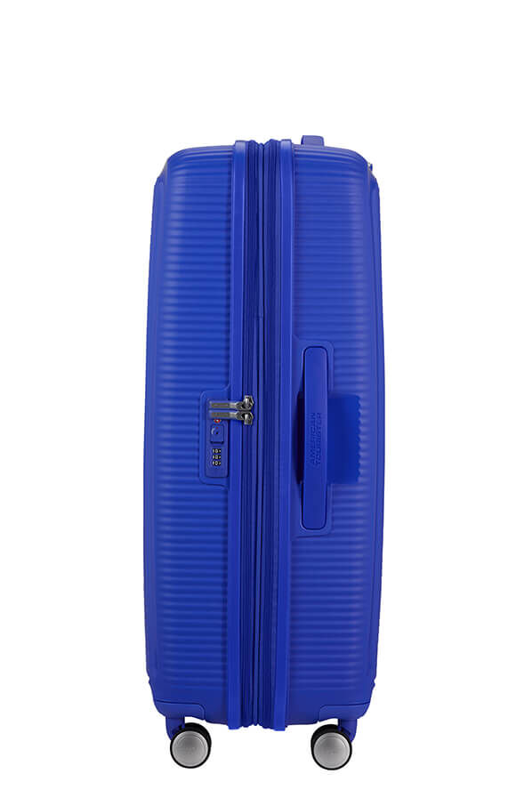 American Tourister SoundBox Spinner Expandable 77cm  Cobalt Blue American Tourister SoundBox Spinner Expandable 77cm  Cobalt Blue