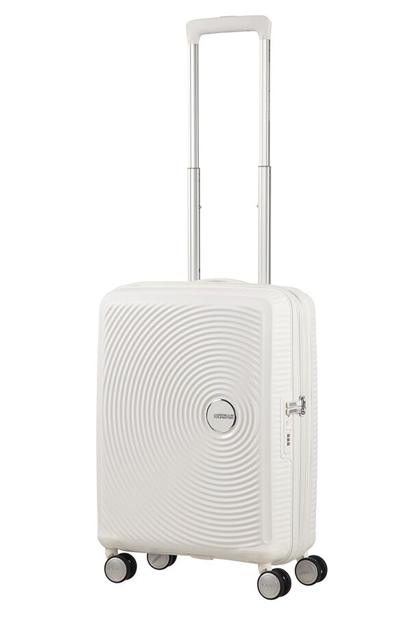 American Tourister Soundbox Spinner erweiterbar 55cm Pure White