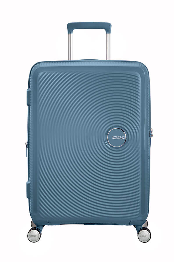 American Tourister Soundbox Spinner Expandable 67cm  Stone Blue American Tourister Soundbox Spinner Expandable 67cm  Stone Blue