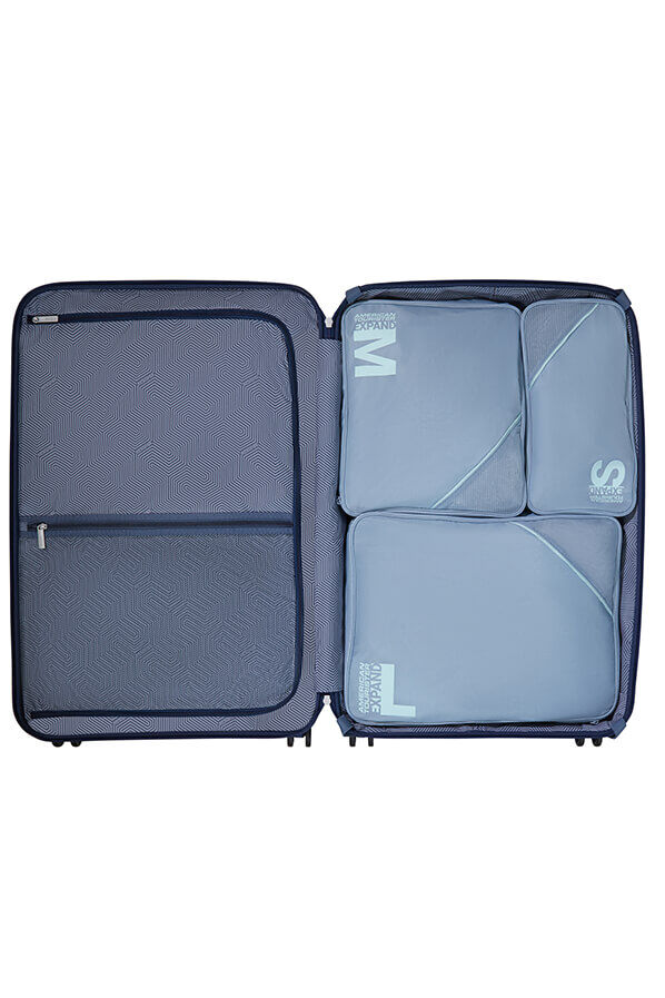 Packing Cubes 3er Set Packw&uuml;rfel | American Tourister American Tourist. Ta Packing Cubes S/M/L  Stone Blue/Blue