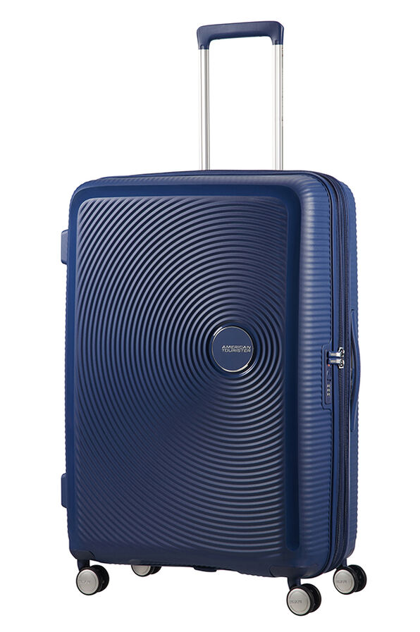 American Tourister Soundbox Spinner Expandable 77cm Midnight Navy American Tourister Soundbox Spinner Expandable 77cm Midnight Navy