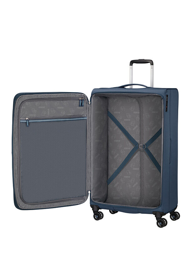 American Tourister Aerospin Spinner Expandable L  Indigo
