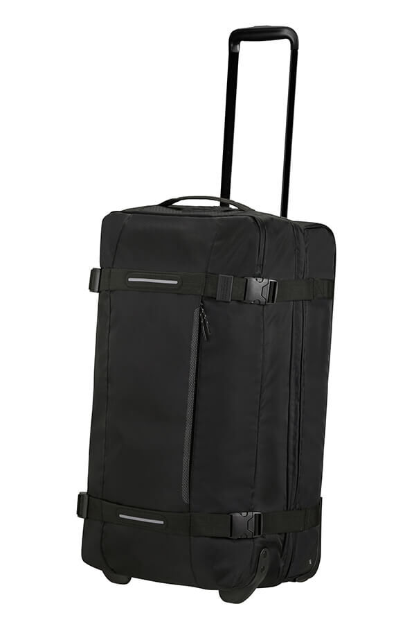 American Tourister Urban Track Duffle with Wheels M  Asphalt Black