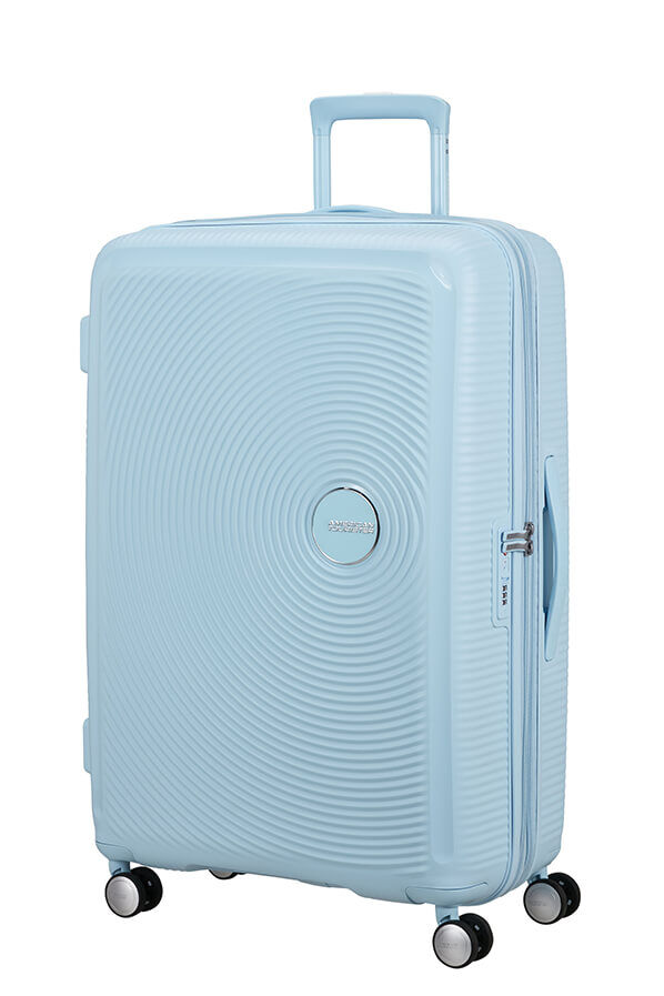 American Tourister SoundBox Spinner TSA Expandable 77cm  Pastel Blue