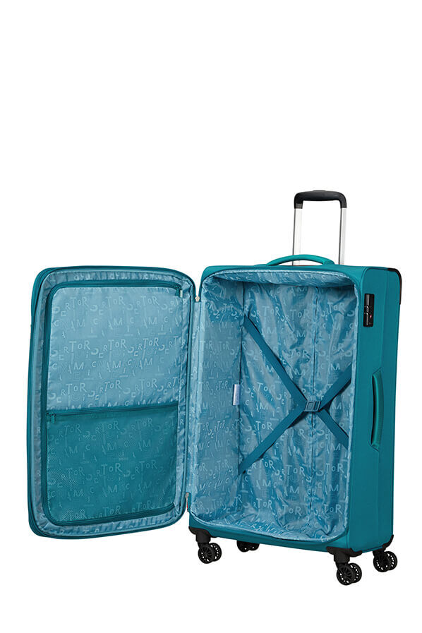 American Tourister Pulsonic Spinner Expandable 81cm  Stone Teal