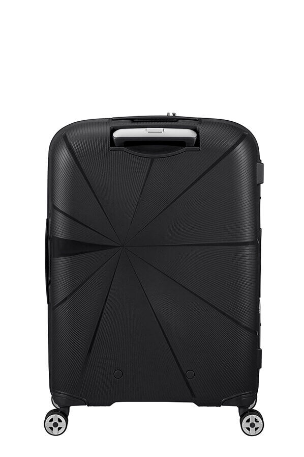 American Tourister Starvibe Spinner Expandable TSA 67cm Black American Tourister Starvibe Spinner Expandable TSA 67cm Black