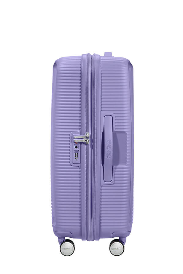 American Tourister Soundbox Spinner Expandable 67cm  Lavender American Tourister Soundbox Spinner Expandable 67cm  Lavender