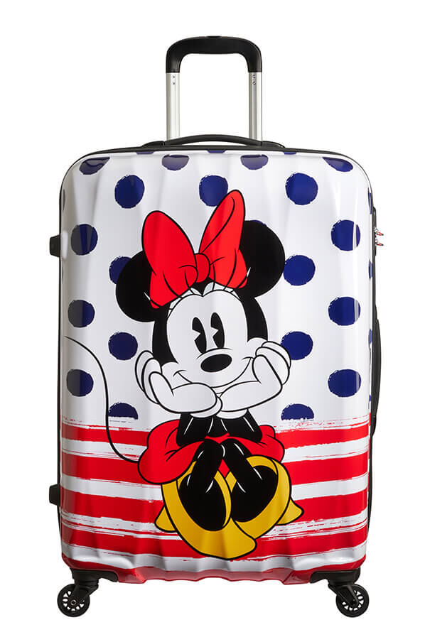 American Tourister Disney Legends Spinner 75cm  Minnie Blue Dots