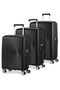 American Tourister Soundbox 3 PC Set A  Bass Black American Tourister Soundbox 3 PC Set A  Bass Black