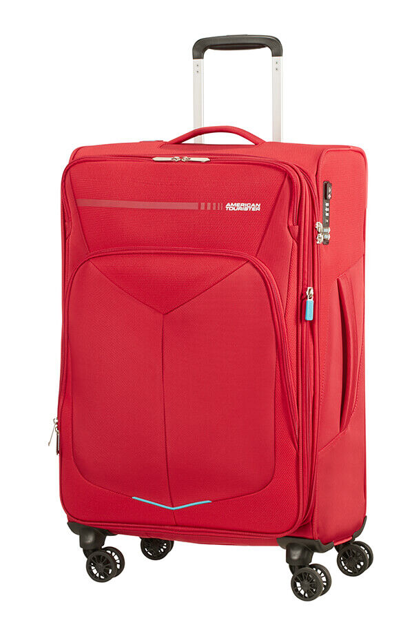 American Tourister Summerfunk Spinner Exp TSA 67cm  Rot