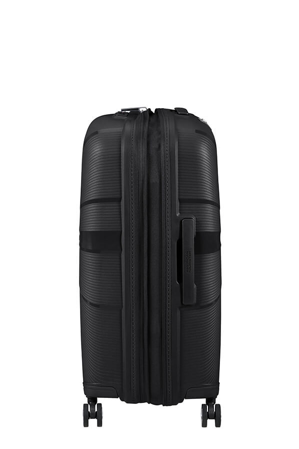 American Tourister Starvibe Spinner Expandable TSA 67cm Black American Tourister Starvibe Spinner Expandable TSA 67cm Black