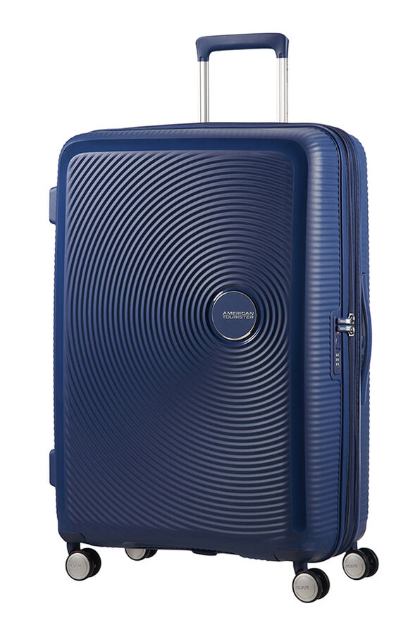 American Tourister Soundbox Spinner Expandable 77cm Midnight Navy American Tourister Soundbox Spinner Expandable 77cm Midnight Navy