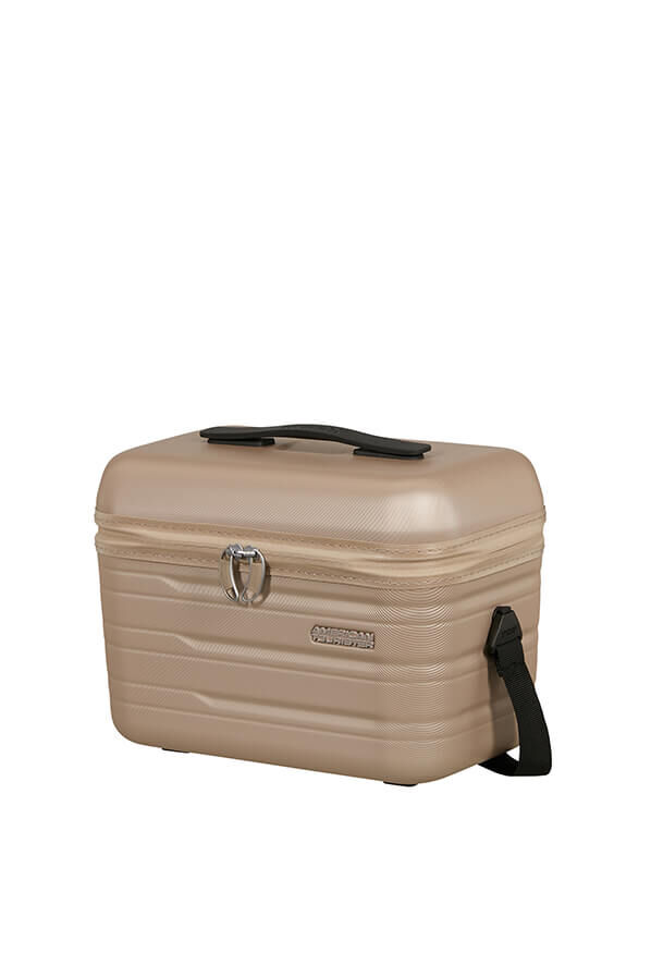 American Tourister Flashline Beauty Case  Ivory gold