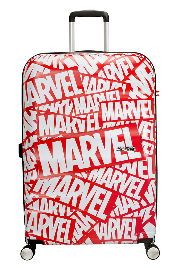 American Tourister Wavebreaker Disney Spinner Marvel 77cm  Marvel Logo