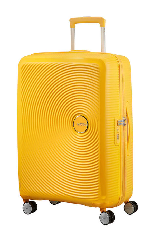 American Tourister Soundbox Spinner 67cm  Golden Yellow American Tourister Soundbox Spinner 67cm  Golden Yellow