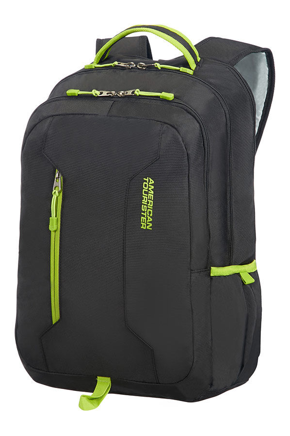 American Tourister Urban Groove Laptop Rucksack 2 39.6cm/15.6inch Black/Lime Green