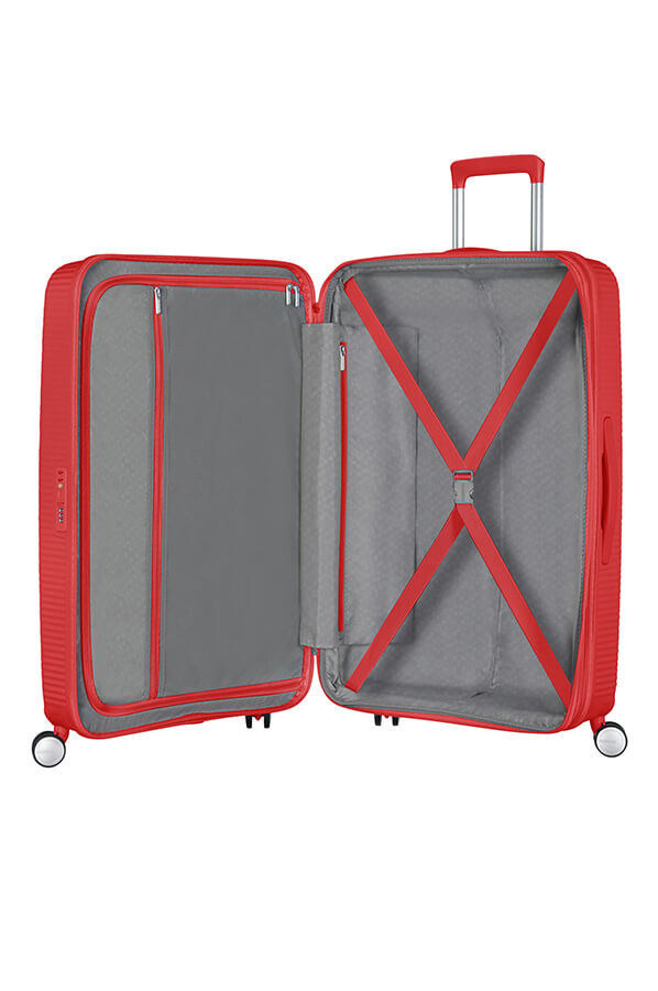 American Tourister Soundbox Spinner Expandable 67cm  Coral Red