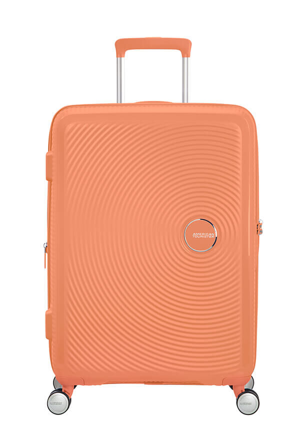 SoundBox Check-in Gr&ouml;&szlig;e M | American Tourister Soundbox Spinner TSA Expandable 67cm  Cantaloupe