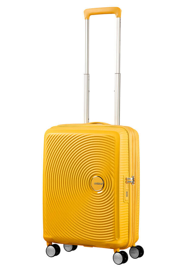 American Tourister Soundbox Spinner 55  Golden Yellow American Tourister Soundbox Spinner 55  Golden Yellow