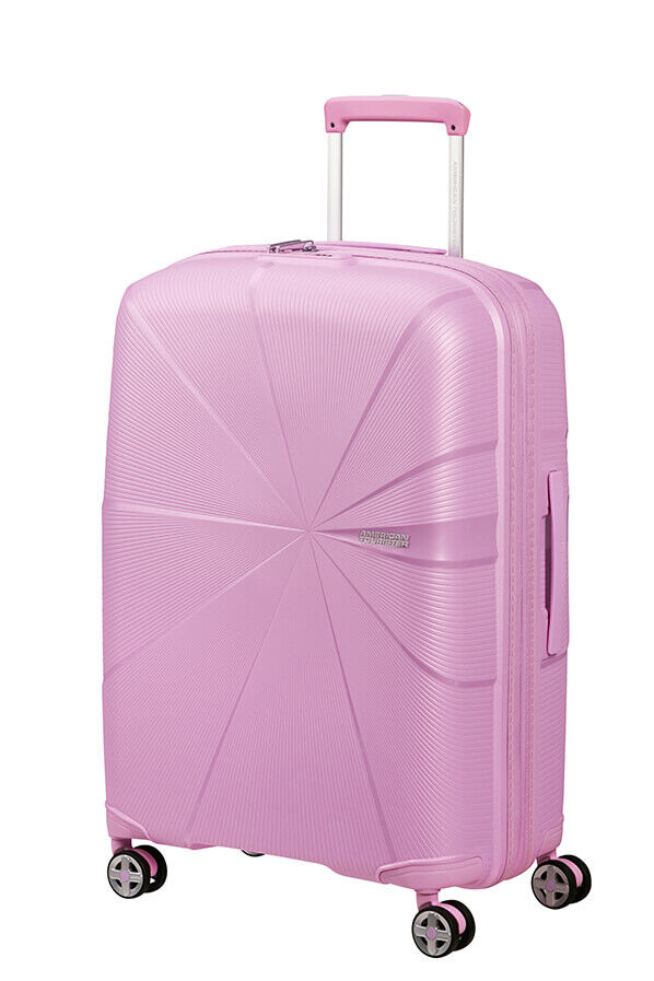 American Tourister StarVibe Spinner Expandable TSA 67cm  Metallic Pastel Lavender American Tourister StarVibe Spinner Expandable TSA 67cm  Metallic Pastel Lavender